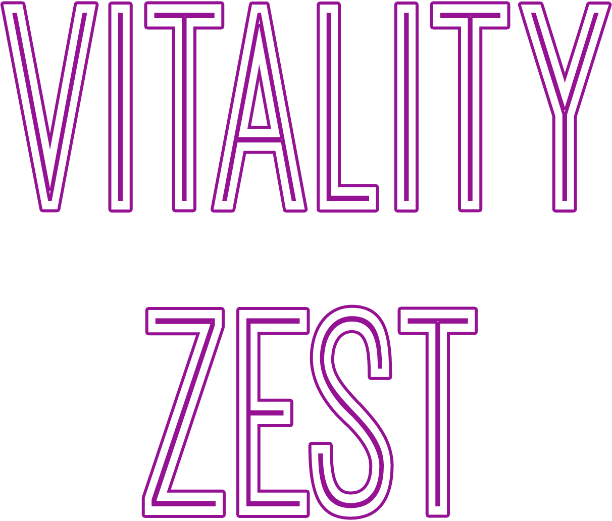 Vitality Zest health and wellness apparel, merchandise to support mind and body