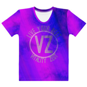 Vitality Zest - Live Your Best - Women’s Cotton Crew Neck T-shirt