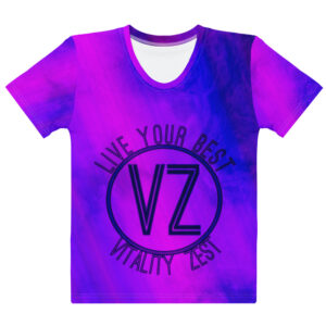 Vitality Zest - Live Your Best - Women’s Cotton Crew Neck T-shirt