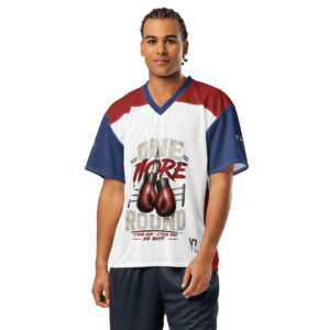 One More Round Boxing Gloves Football Jersey