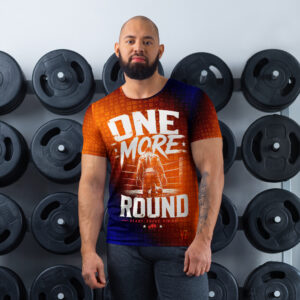 One More Round Boxer Men's Athletic T-Shirt