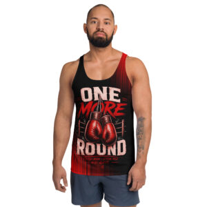 One More Round Boxing Gloves Tank Top