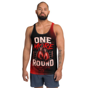 One More Round Boxing Gloves Tank Top