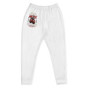 One More Round Boxing Gloves White Men's Joggers