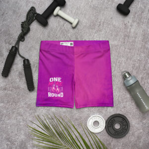 One More Round Boxing Gloves Ladies Berry Bright Shorts