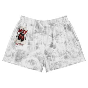 One More Round Boxing Gloves White Grey Athletic Shorts