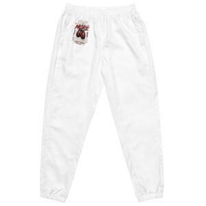 One More Round Boxing Gloves White Track Pants