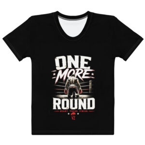 Women’s Black One More Round Boxer Cotton Tee