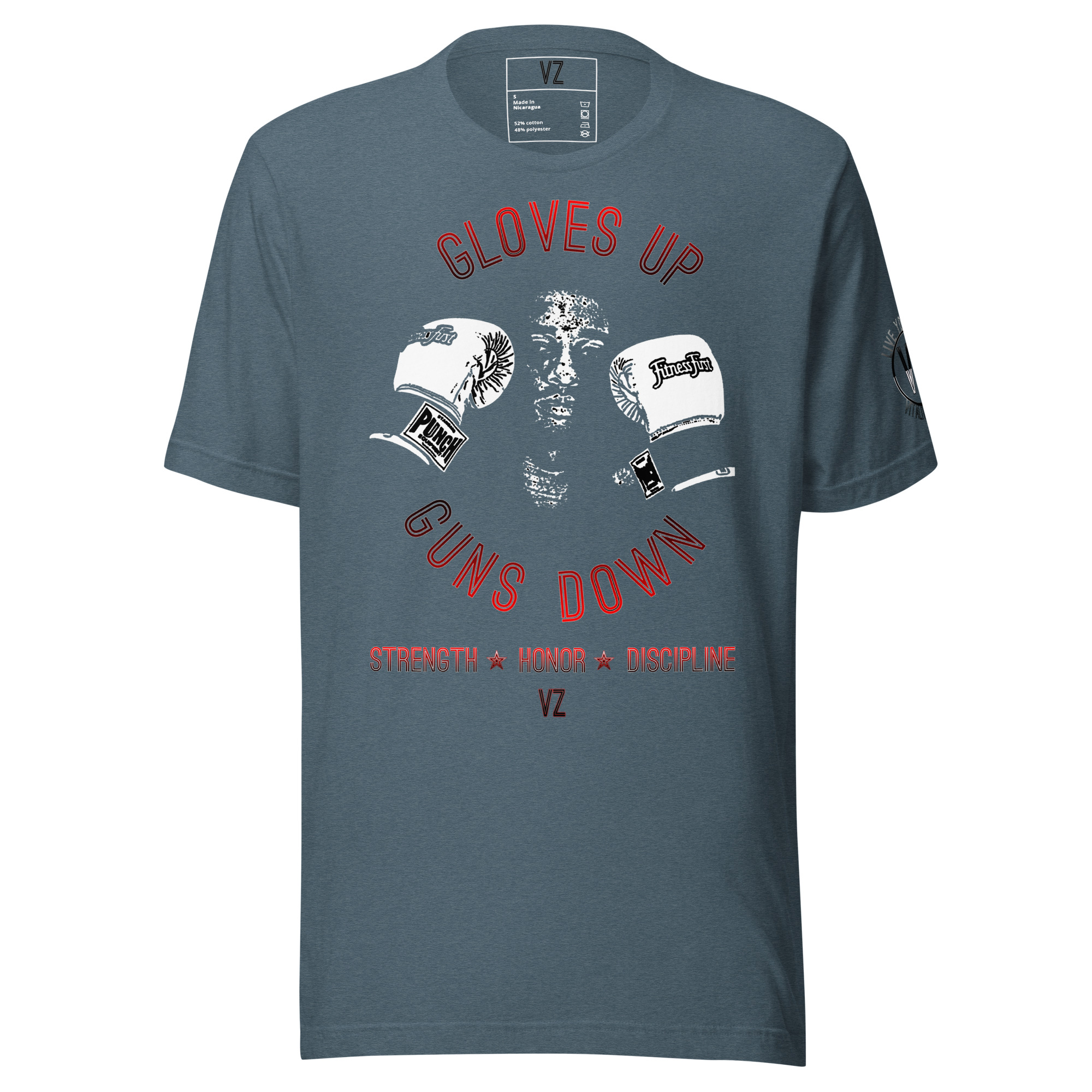 Gloves Up Guns Down Strength-Honor-Discipline Unisex t-shirt - Image 13