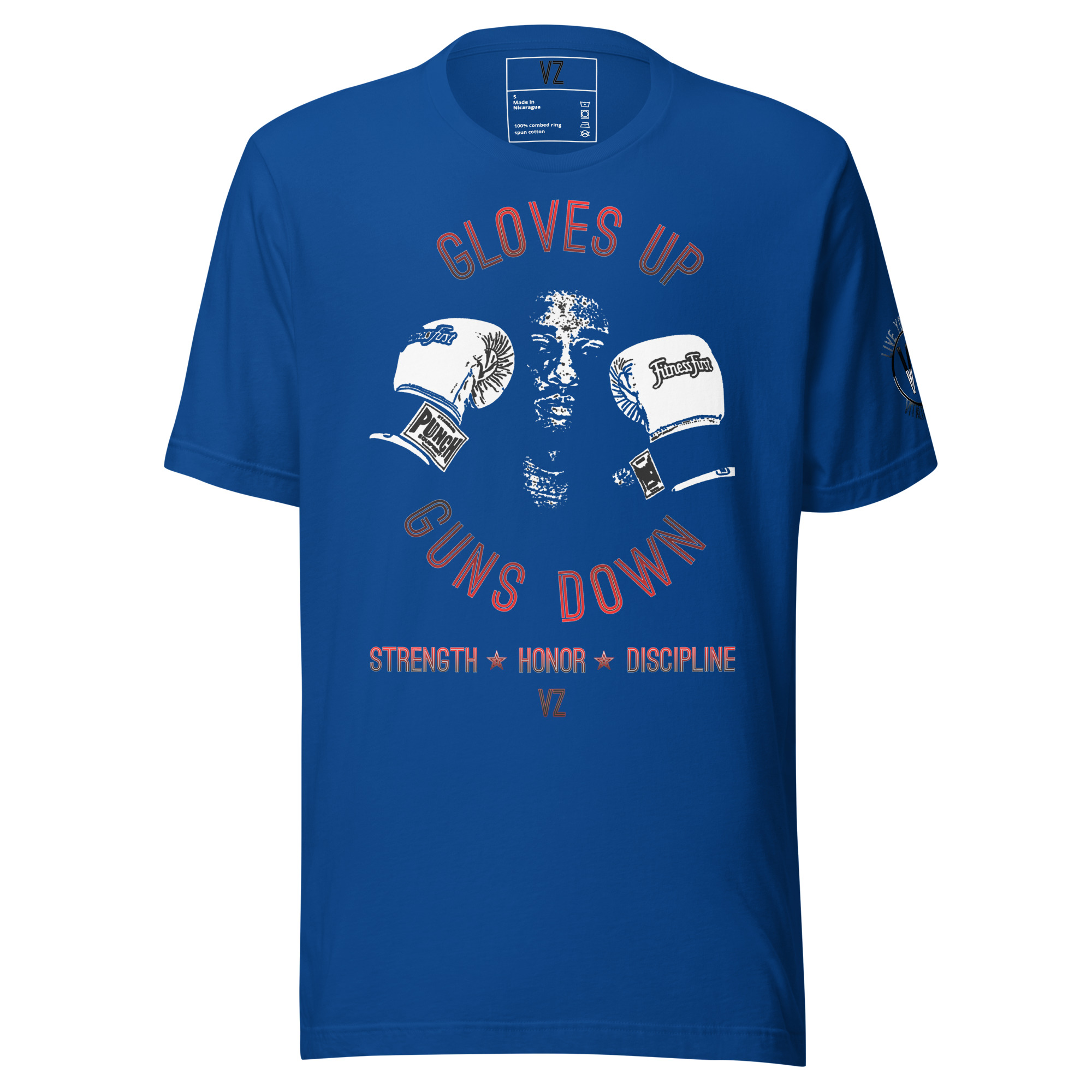 Gloves Up Guns Down Strength-Honor-Discipline Unisex t-shirt - Image 9