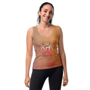 Vitality Zest Brown Fade Strong-Determined-Motivated Tank Top