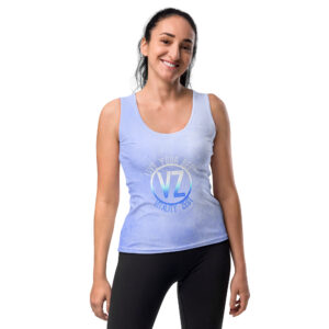 Women's Vitality Zest Strong-Determined-Motivated Light Blues Tank Top