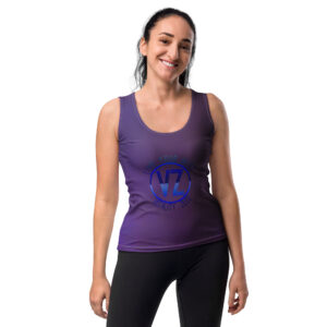 Vitality Zest Strong-Determined-Motivated Ladies Deep Purples Tank Top