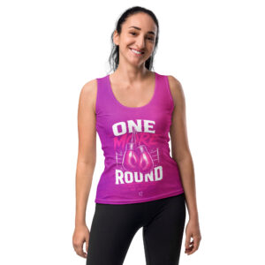 One More Round Gloves Ladies Berry Bright Tank Top