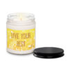 dreamy retreat meditation candle with cinnamon and vanilla scent