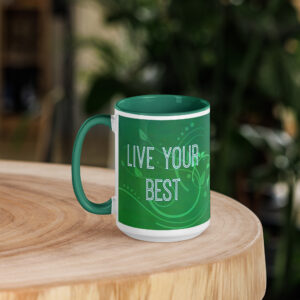 VZ Live Your Best Green Mug