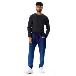 VZ Men's Blue Pattern Joggers