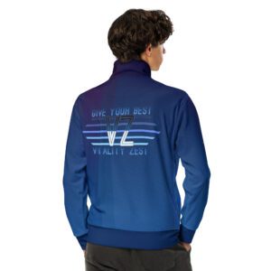 Vitality Zest Men's Give Your Best Blue Track Jacket