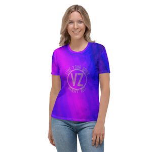 Ladies Vitality Zest Live Your Best Color Fade T-shirt