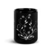 black-glossy-mug-black-15-oz-front-6aa3026e5e4f2.jpg fancy floral glossy black vitality zest coffee mug, live your best fully caffeinated
