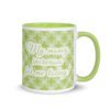 white-ceramic-mug-with-color-inside-green-11-oz-right-6aa541f4497a5.jpg white and lime green coffee mug with positive affirmations